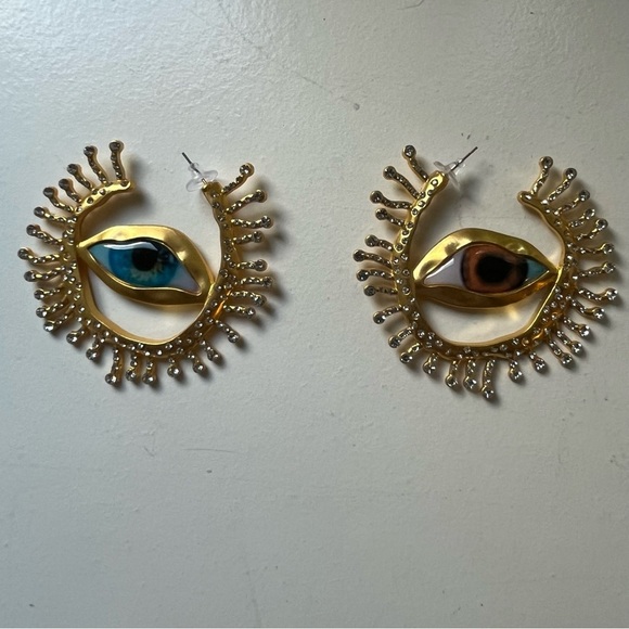 NEW Schiaparelli style surrealist earrings - Picture 4 of 6